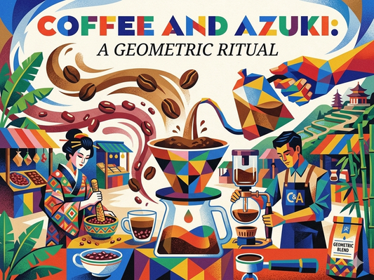 Coffee and Azuki: A Geometric Ritual – Where Tradition Meets Trend